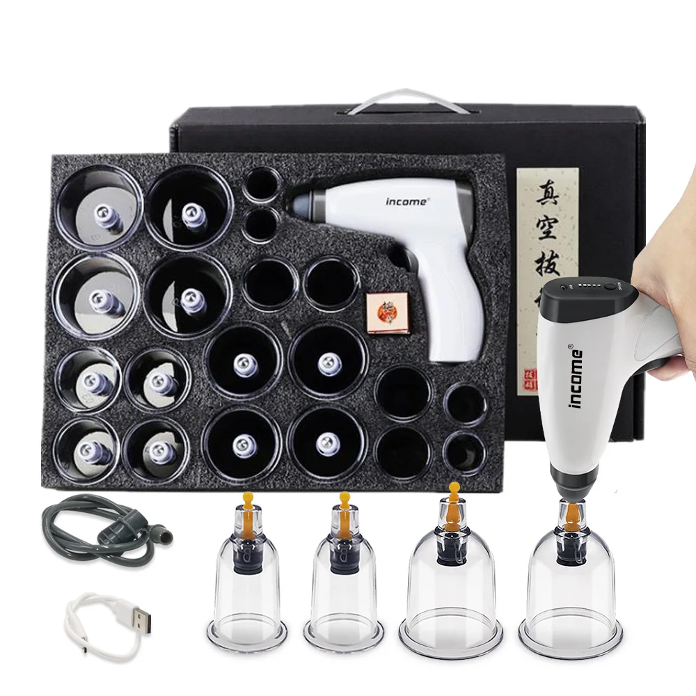 Electric Cupping Set Massage Body Cups Anti Cellulite Vacuum Suction Cup Physiotherapy Massager Jars Ventosas Masaje For Body