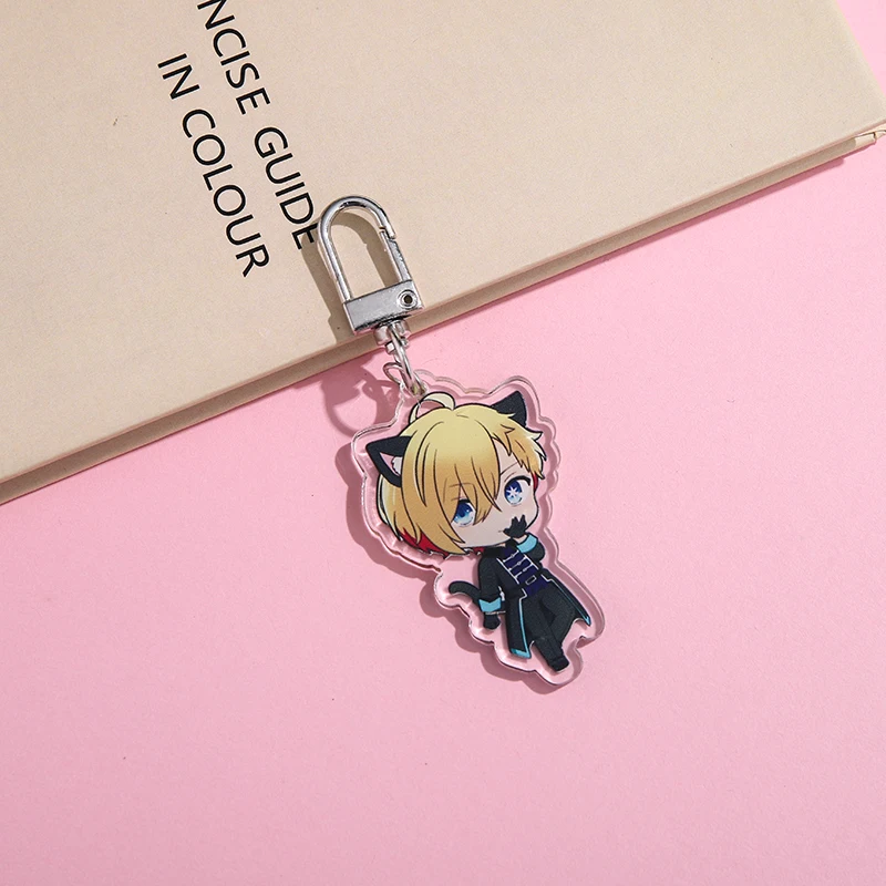 Anime Oshi No Ko Keychain Ai Hoshino Ruby Hoshino Kana Arima Cartoon Cosplay Figures Pendant Key Chain Ring Jewelry Accessories