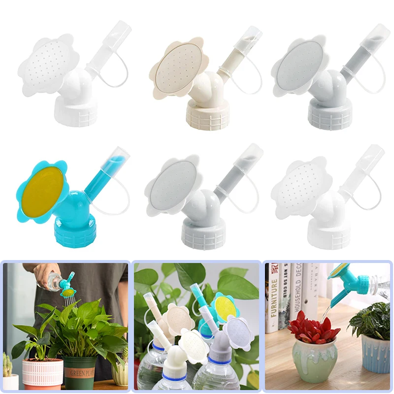 1/2Pcs Watering Sprinkler Nozzle Multi-Role Sunflower Watering Can Bottle Head for Flowers Plants Garden Balcony Home Accesories