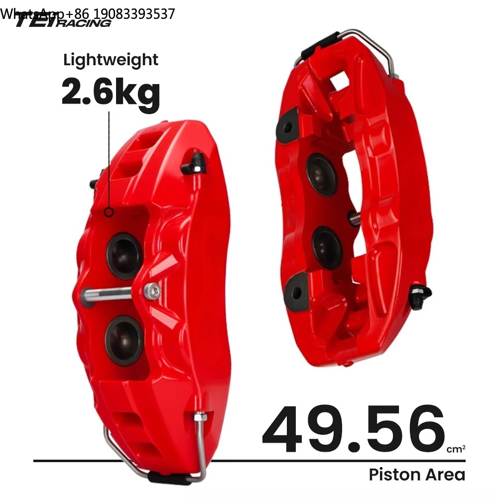 TEI P40EV 4 PISTON CALIPER  BRAKE KIT for 17 Ich 330*28mm Brake Disc Brake Caliper