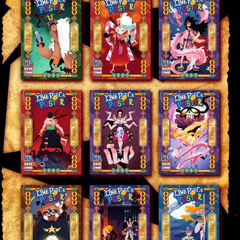 Luffy Collection Cards GRAND-LINE ENDLESS TREASURE Puzzle Gifts For Birthday Children Trading Anime Cards