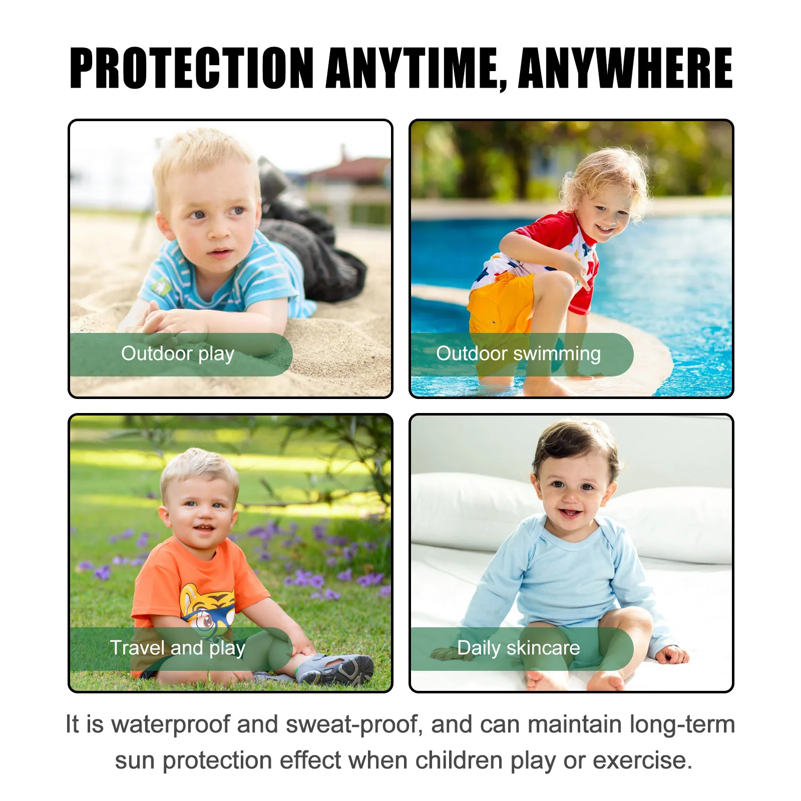 Sunscreen Stick Bar SPF 50 Anti UV Block Outdoor Activity Moisturizing Oil Control Waterproof Sweatproof Kids Adults Sun Cream
