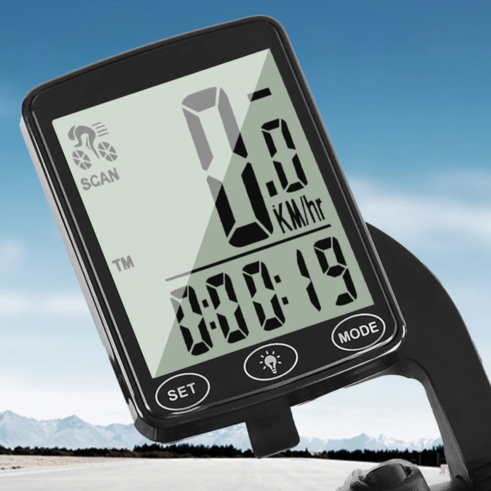 

Беспроводной Велосипедный компьютер, водонепроницаемый Спидометр с подсветкой и многофункциональным устройством для шоссейных велосипедов