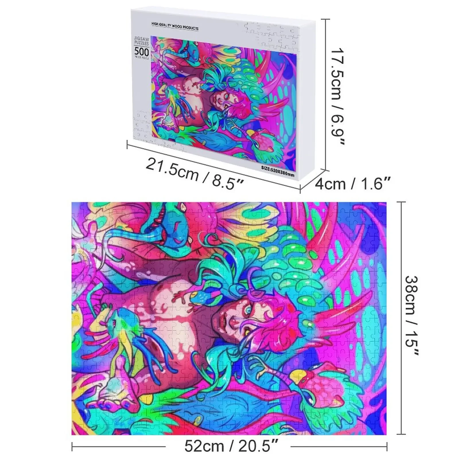 Alebrijes Jigsaw Puzzle Christmas Gifts Game Children Puzzle