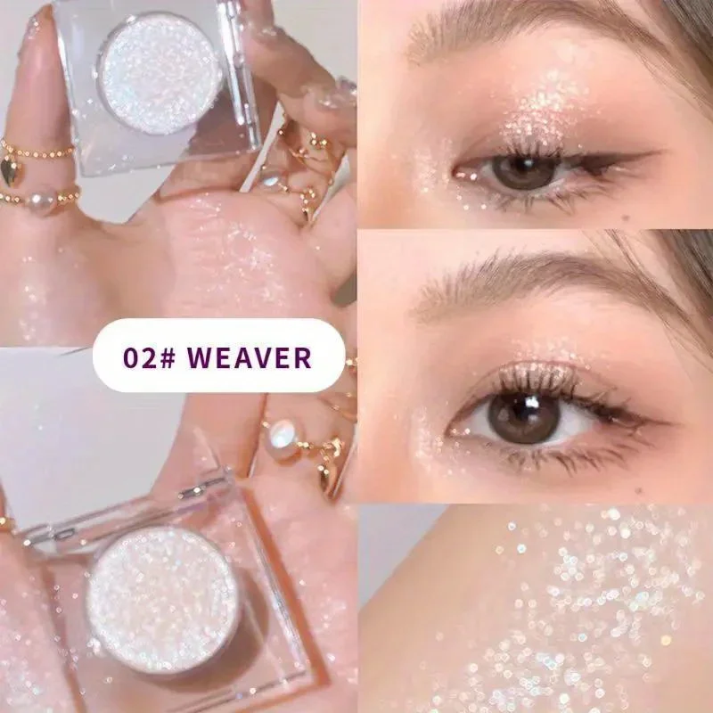 Glitter Eyeshadow Earth Tones Long Lasting Waterproof Eyeshadow Pearlescent Glitter Shimmer Eye Shadow Makeup Cosmetics