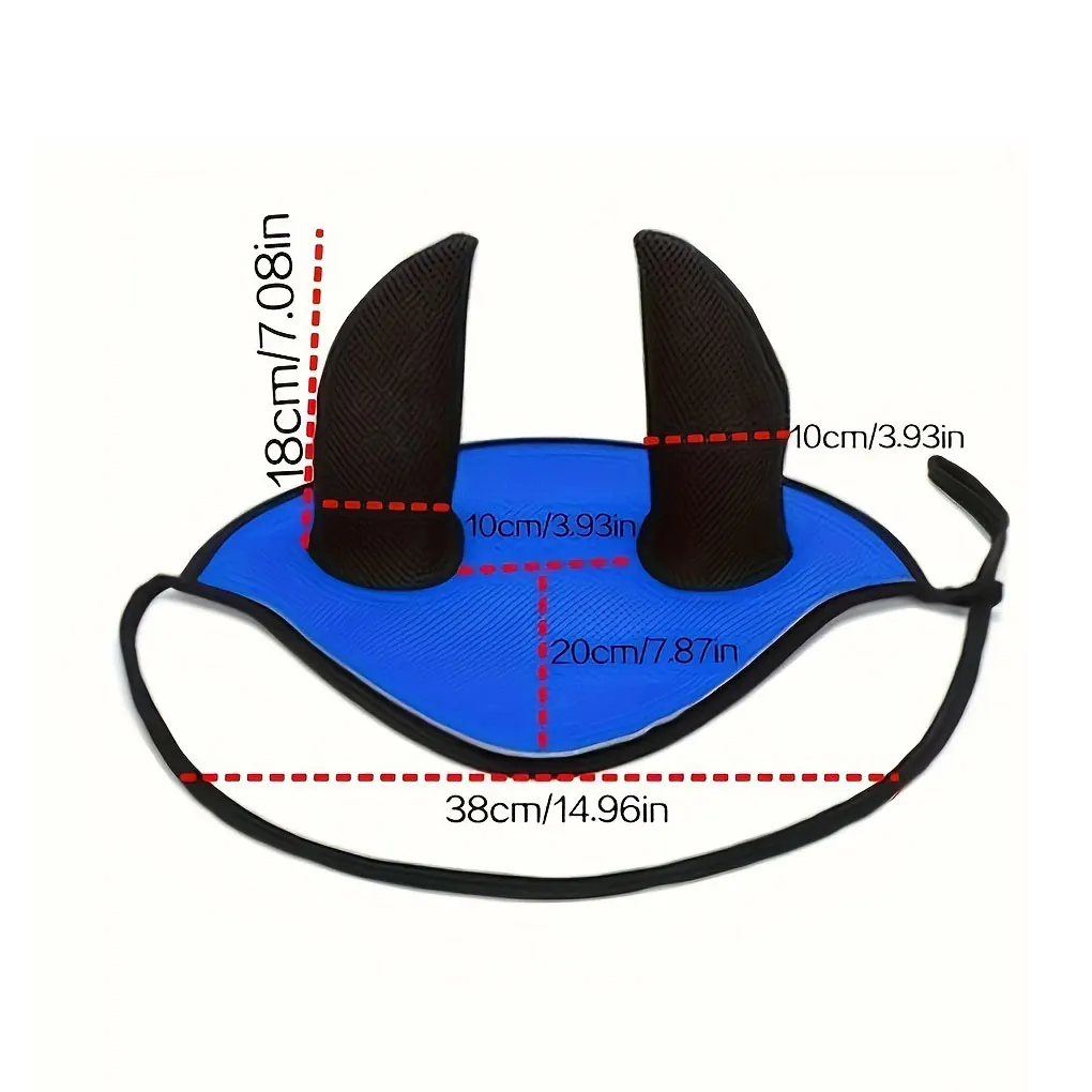 توفر حزامًا مساميًا، ملحقات متينة للحصان لتقليل عدد البق حول اللون الأحمر الوردي #5
