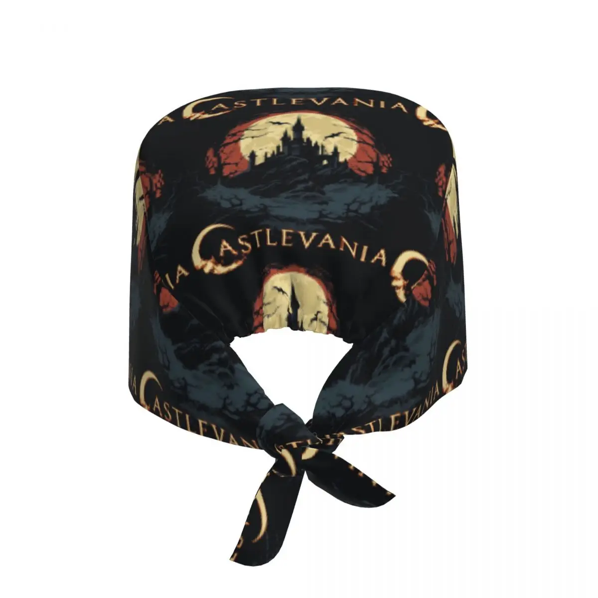 Castle Of Darkness Castlevania Scrub Hat Doctor Working Surgical Cap Unisex Adjustable Nursing Caps for Dentist