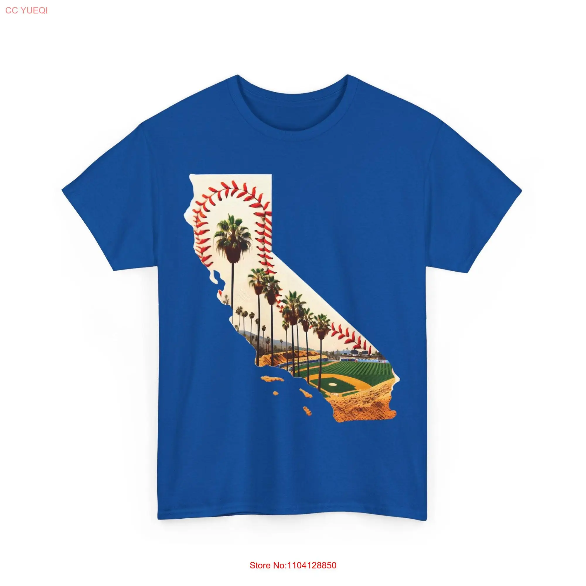 Los Angeles So Cal Baseball Stadium Ravine Cali Palm Tree LA Sho Time Limited T Shirt long or short sleeves