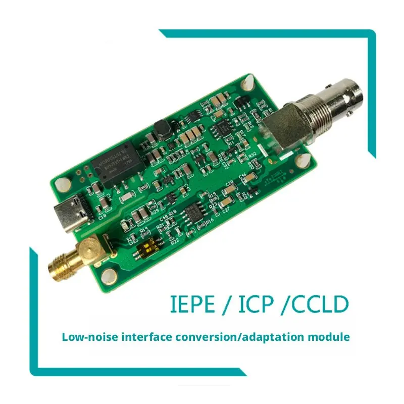 1pcs IEPE/ICP/CCLD Low noise interface conversion/adaptation module,4mA constant current source/vibration/acceleration sensor