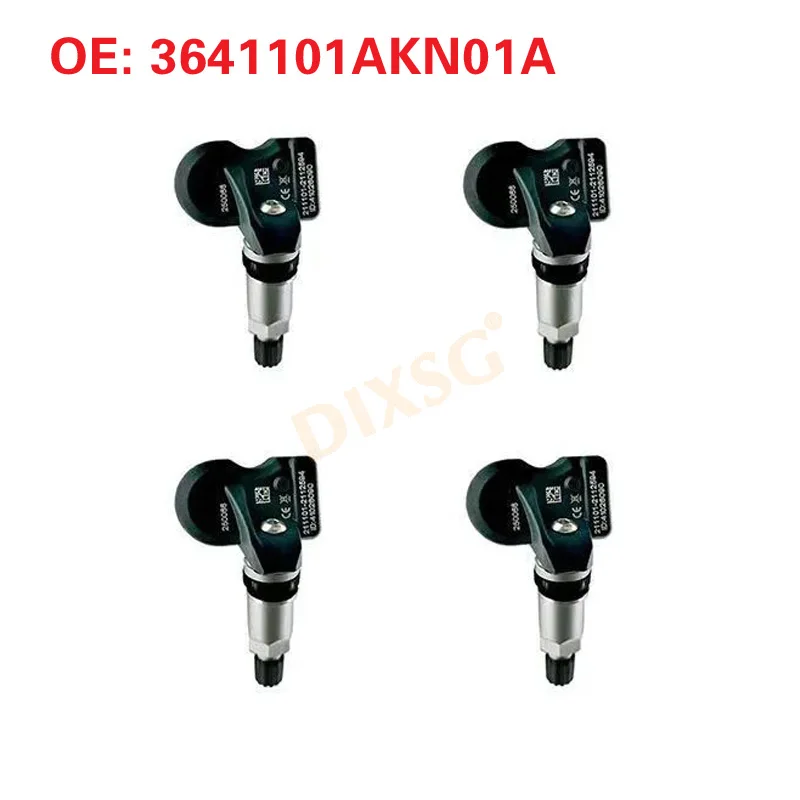 4Pcs Tire Pressure Monitor Sensor TPMS 3641101AKN01A For Great Wall Poer 2021 2022 2023 Tank 300 2023 TPMS System 433MHz