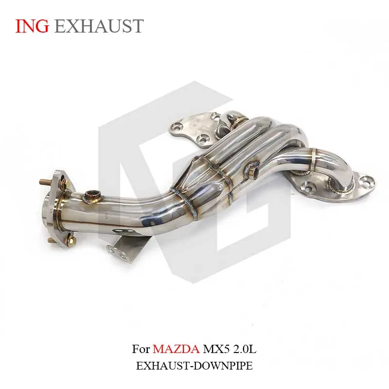 ING Release Engine Power Converter SS304 Branch Tube for Mazda MAZDA MX5 2.0L Manifold Modify Header Exhaust System - Image 3