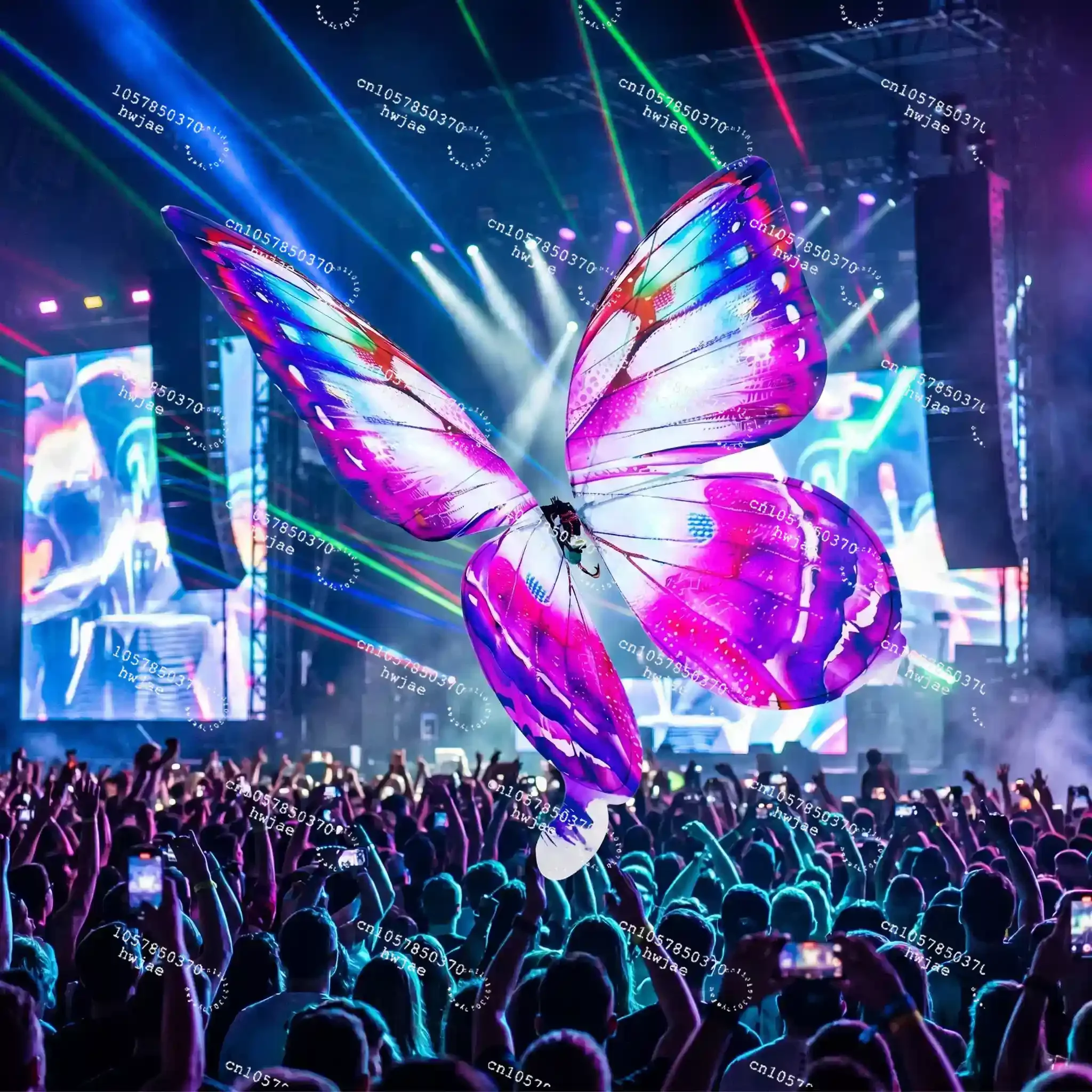 Remote Control Bionic Butterfly Flapping Wing Aircraft Easy To Operate Powerful Motor Stage Performance