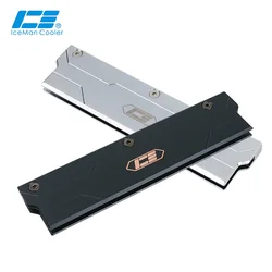 IceManCooler DDR5,DDR4,DDR3 Memory Heat Dissipation Full Copper Armor RAM Heat Sink,Included Thermal Pad