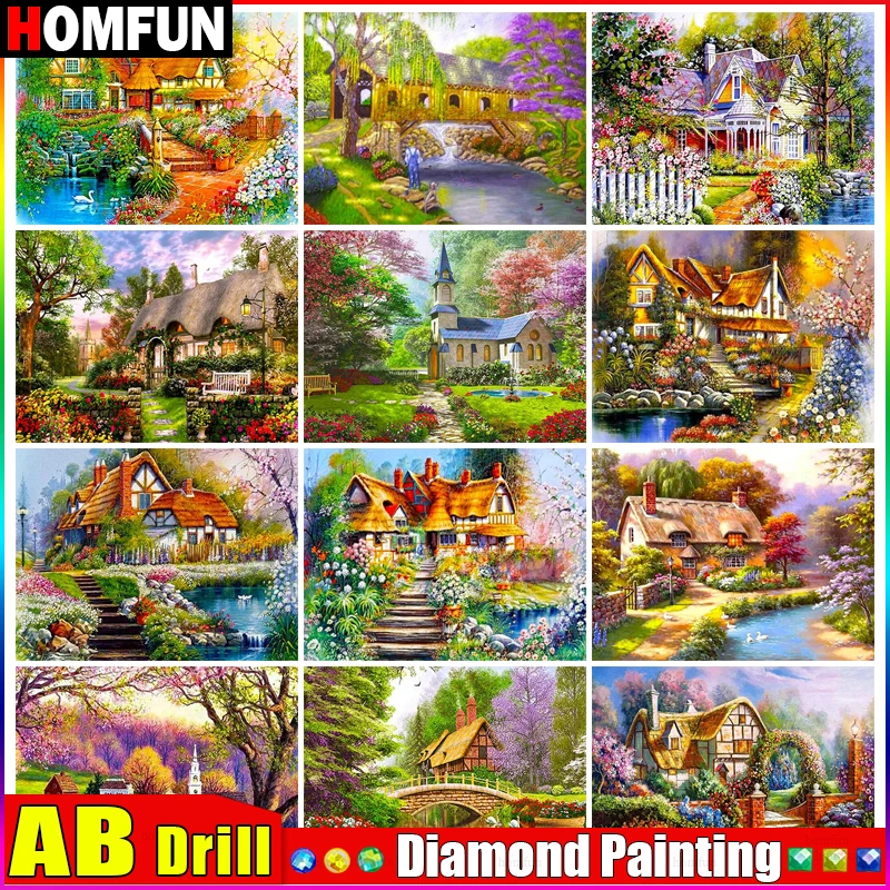 HOMFUN AB Diamond Painting 