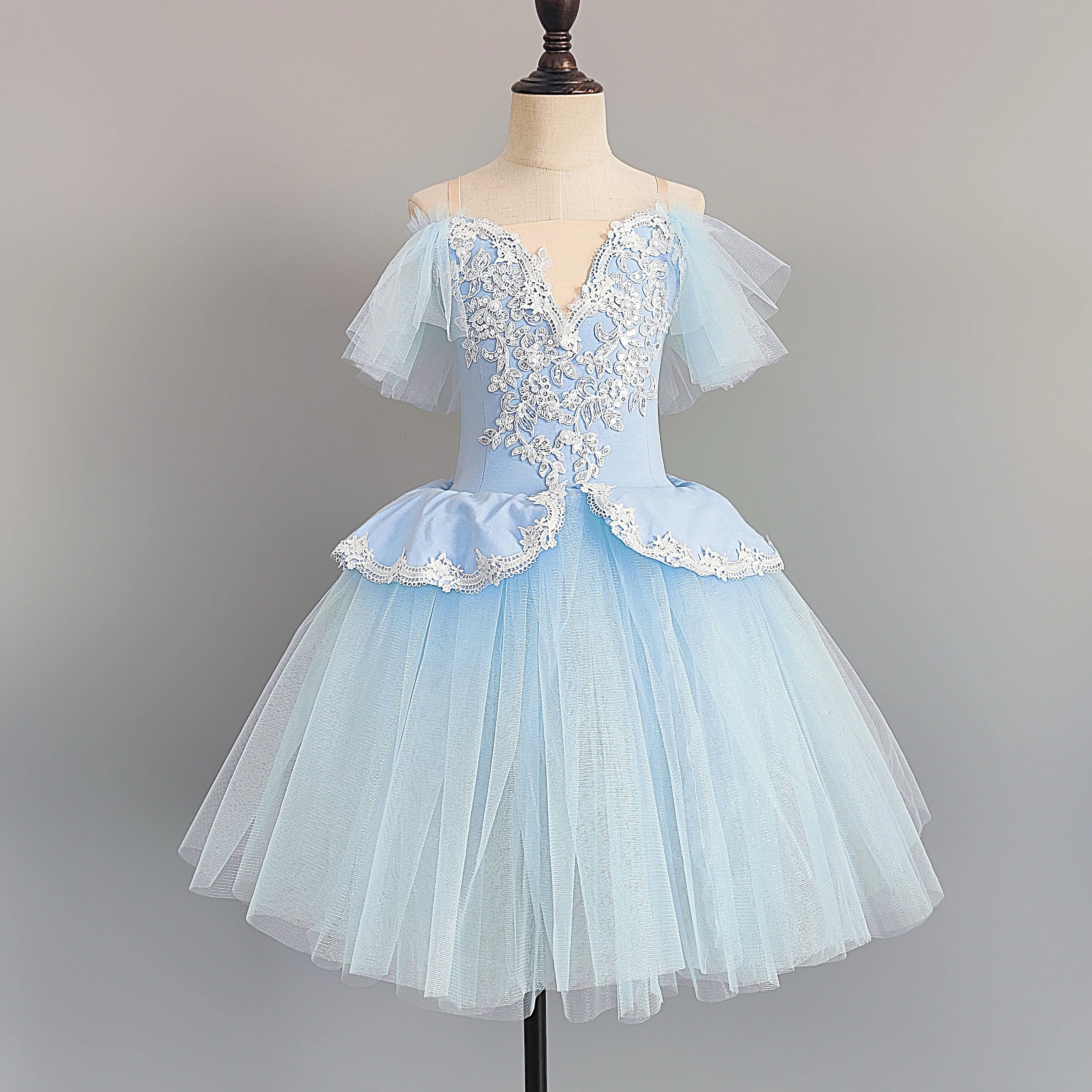 Verde longo romântico ballet tutu profissional collant menina ballet adulto traje desempenho ballet vestido para meninas tutu saias