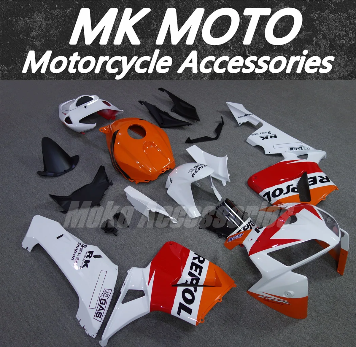 Motorcycle Fairings Kit Fit For Cbr600rr 2005-2006 Bodywork Set High Quality Abs Injection New White Red Orange