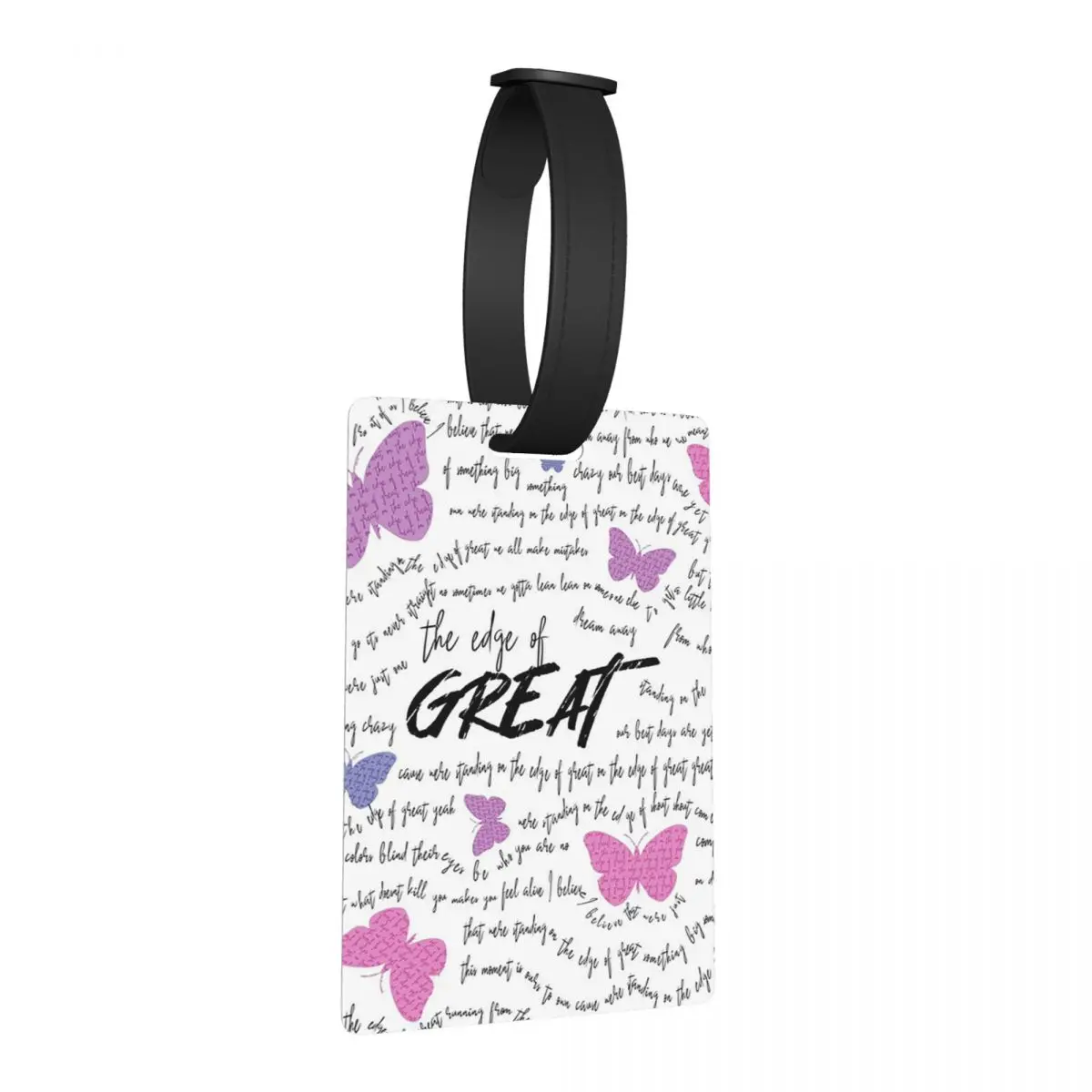 

Бирки для багажа Edge Of Great Julie And The Phantoms, аксессуары для чемоданов, бирка для ручной клади, держатель для бирки, идентификатор, имя, адрес