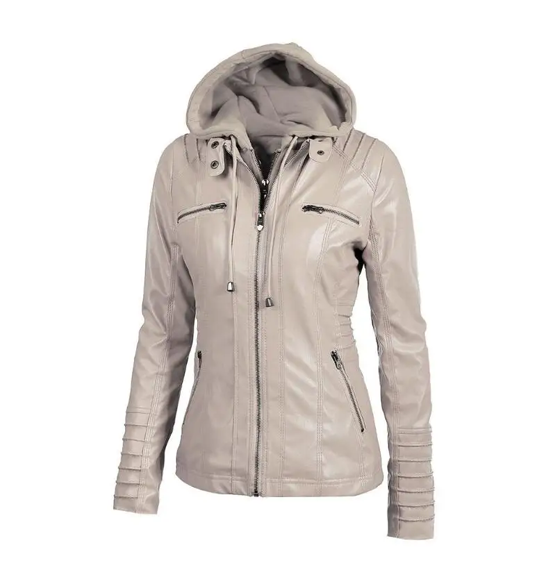 Winter Kunstleder Jacke Frauen lässig Basic Mäntel 2024 Damen Basic Jacken wasserdichte wind dichte Mäntel weibliche Ropa de Mujer