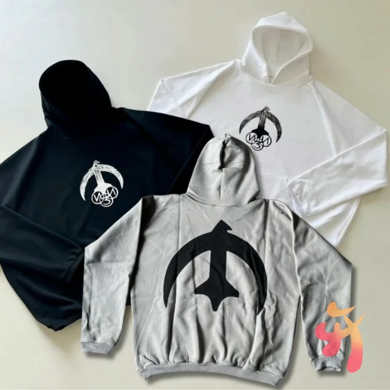 

25ss Winter Men Women Streetwear Kanye Hoodies Oversized Fleece Letter Print Vultures Hooded Sweatshirts Men Women Casual Hoodys