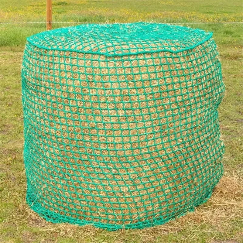 Knotless Polyester Horse Hay Net Slow Feed Black for Pasture Feeding Premium Quality
