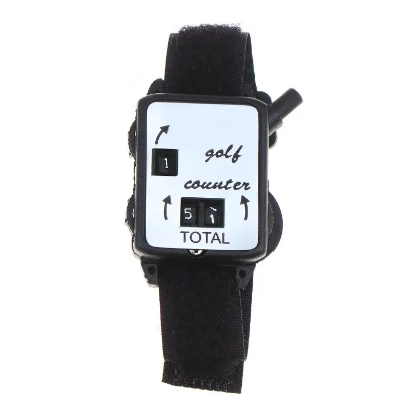* Golf Score Keeper With Wristband Watch Shaped Score Mechanical Counter Number Counter Manual Score Keeper Watch For Golf Sport