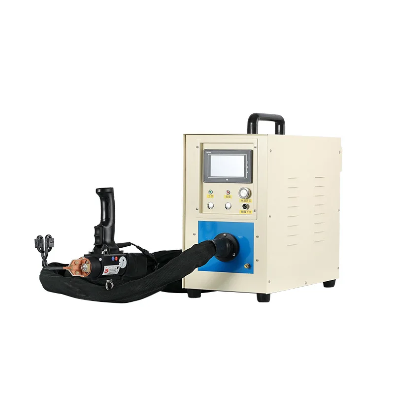 

High frequency induction heater water-cooled hand-held copper pipe welding equipment quenching power supply melting furnace