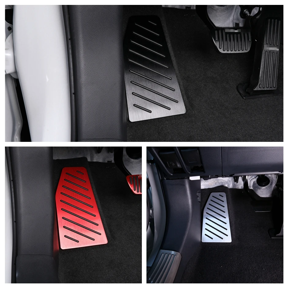 Foot Rest Pedals Plate Car Pedal Pads Footboard Pad Board Cover Trim Fit For Toyota Venza / Harrier 2021 - 2024 Accessories