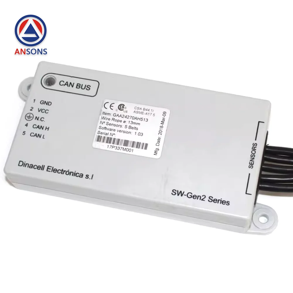 GAA24270AH410 GAA24270AH413 416 510 512 513 516 610 612 OTIS مصعد سلك حبل وزن جهاز Ansons قطع غيار المصاعد #2