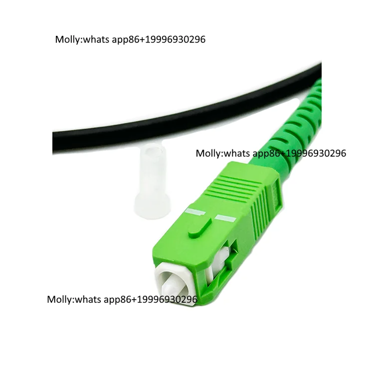 SC/APC FTTH FTTX LSZH LSZH-FR CPR Compliance Fiber 0ptic Pullable Connector SC Patch Cord