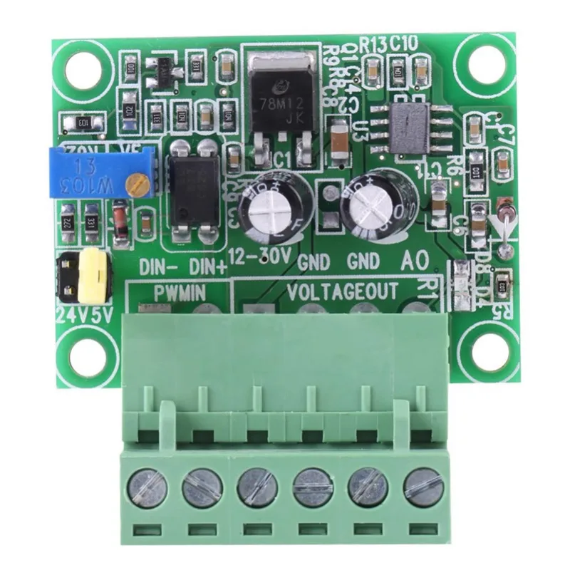 

PWM to 0-10V digital to analog PLC industrial interface conversion module