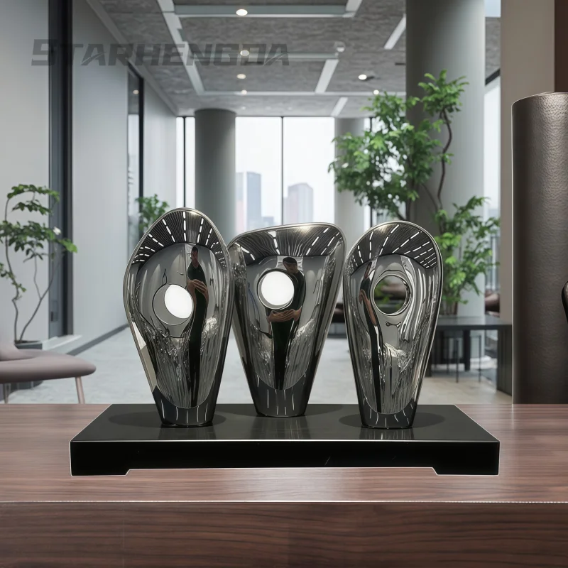 

Stone stainless steel for living rooms, offices, corridors, hotels, shops, interior sculptures and art Decorative ornaments