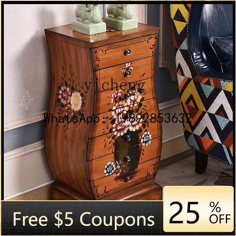 

CC seven buckets corner few sofa side cabinets decorative storage living room drawers small cabinets storage fairy garden