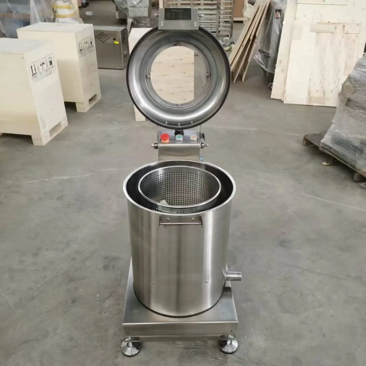 Commercial Vegetables & Salad Spinner Fruit Drying Machine Centrifugal Dewatering Equipment with Engine Core Component for Nuts