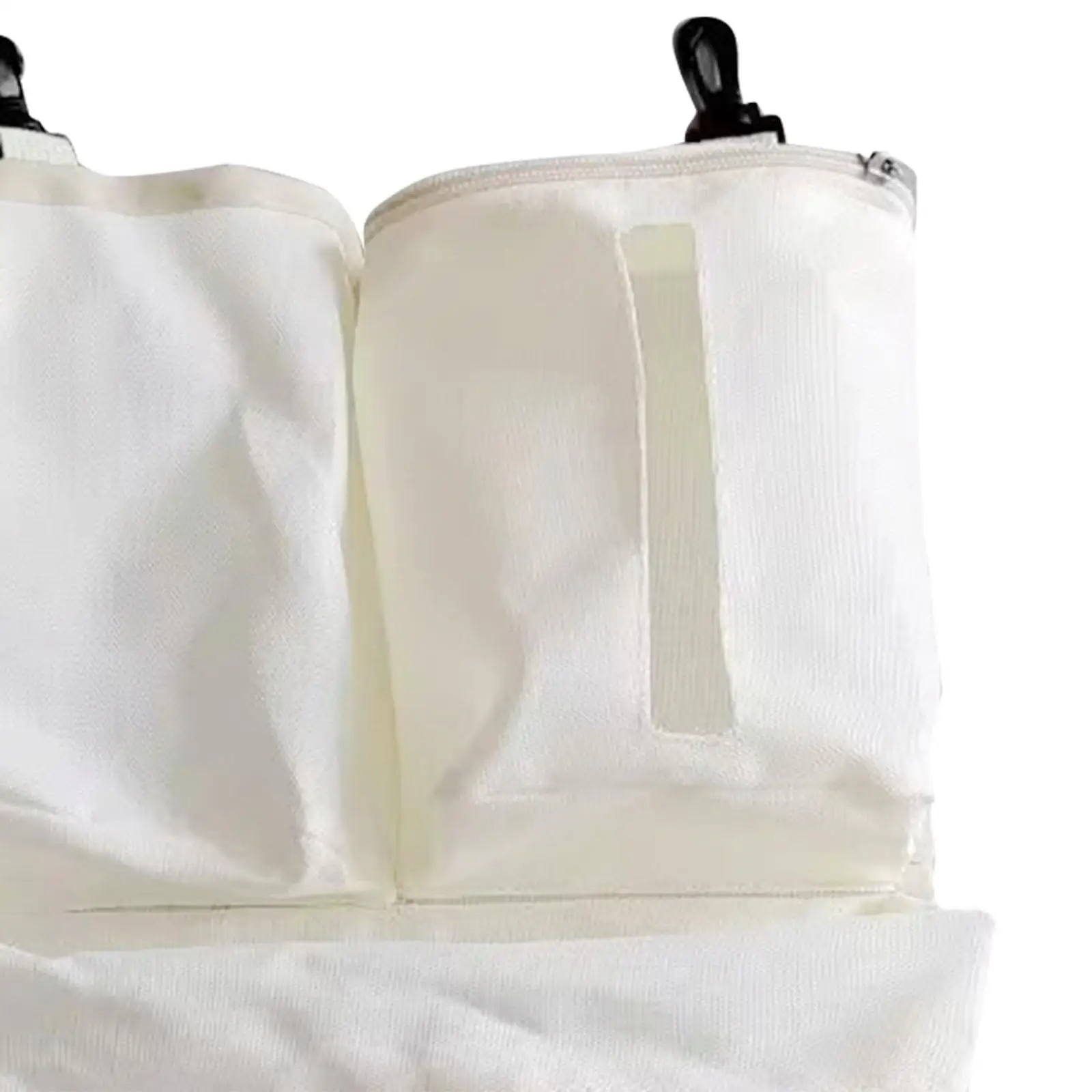 Stroller Organizer Bag Stroller Accessory Portable Zipper Pocket Hanging Bag Stroller Attachment for Keys Bottles Diaper