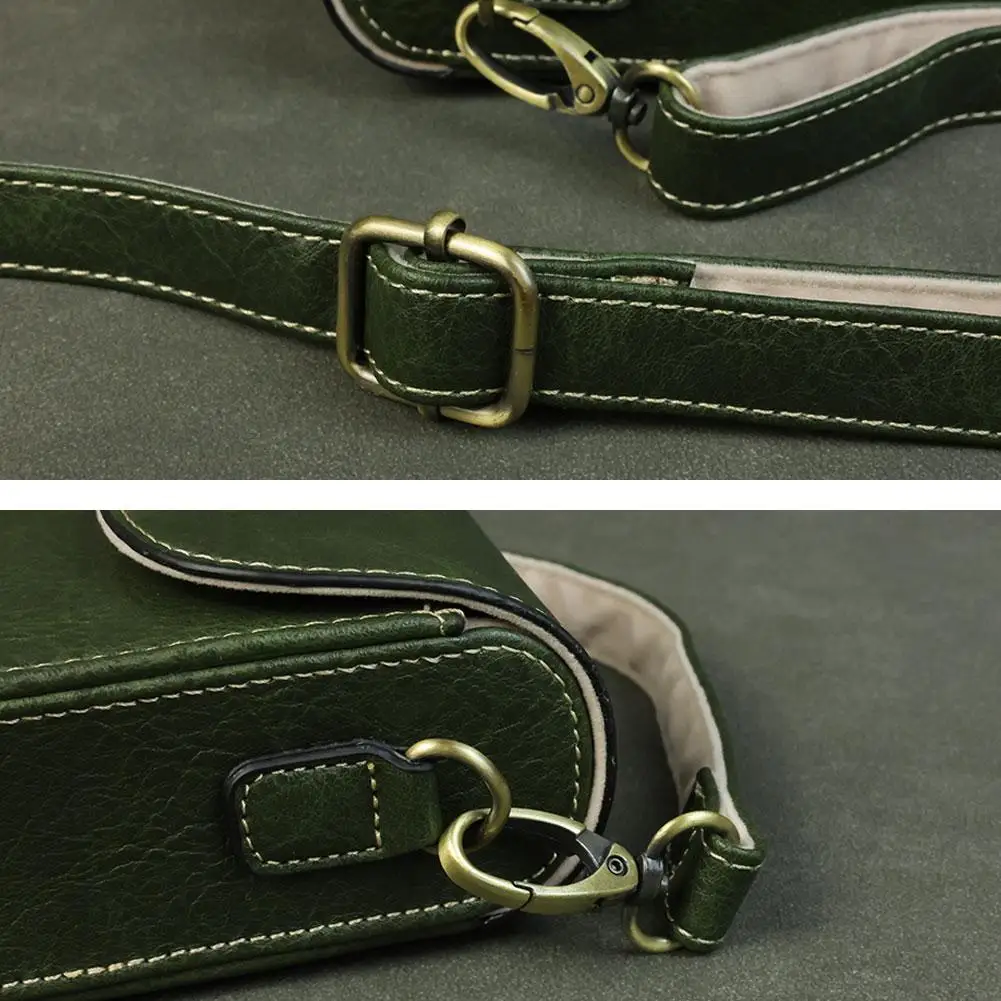 حقيبة كاميرا جلدية عالمية ل Lumix zs99/tz99 سوني zv1m2 كانون sx730/740 حقيبة كروسبودي حقيبة كتف كاميرا التخزين