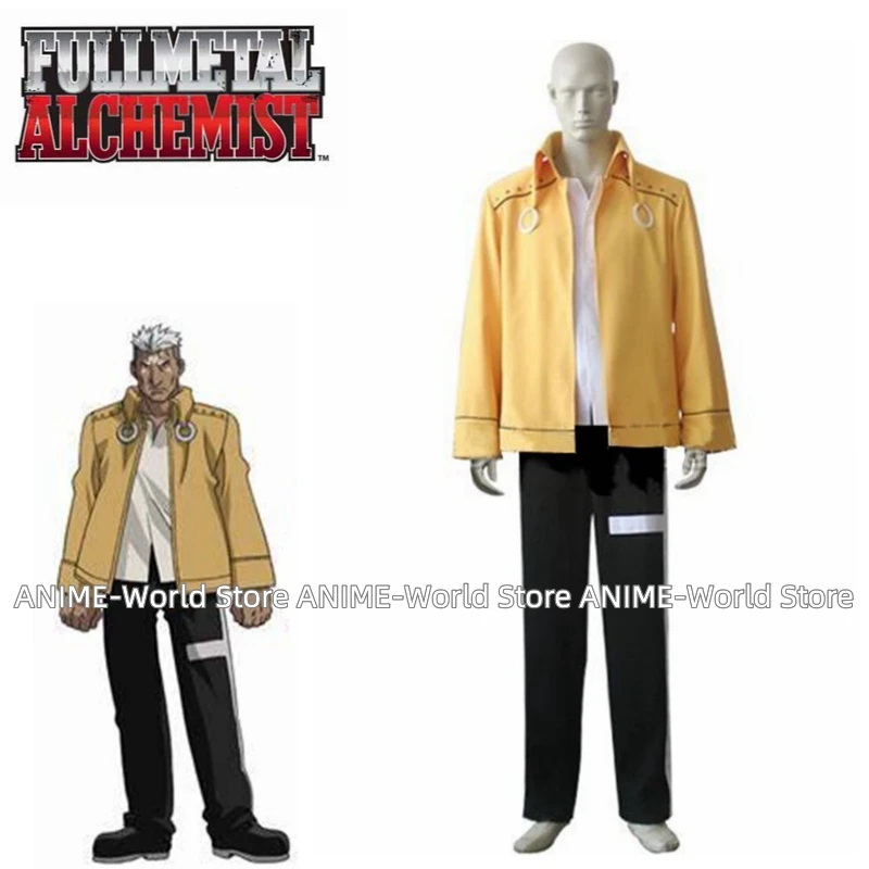 

Anime Full Metal Alchemist Scar Cosplay Costume Custom Made Any Size