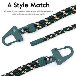 2024 Color Phone Lanyard Strap For Iphone Redmi Huawei Samsung Camera Mobile Phone ID Card Long Hanging Rope String
