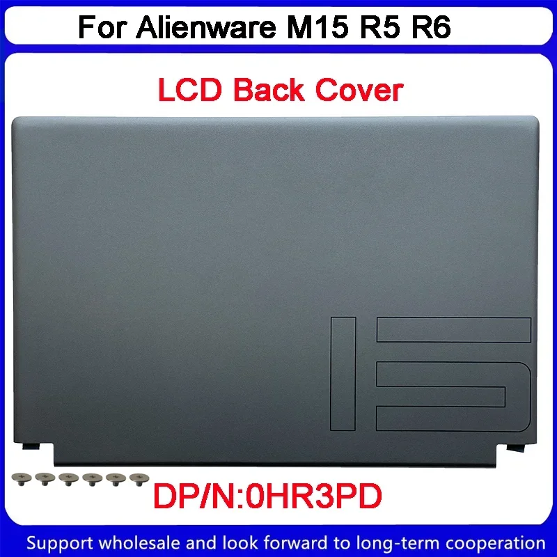 New For Dell Alienware M15 R5 R6 Lcd Rear Lid Back Cover Top Case 0HR3PD HR3PD