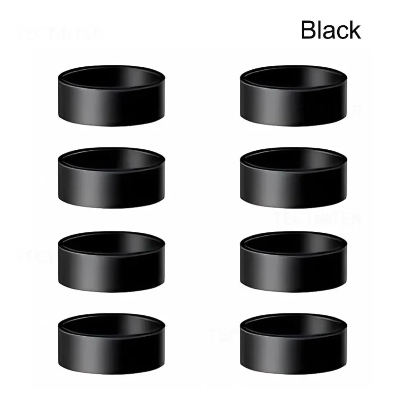 8Pcs Elastic Silicone Joystick Rings Fit PS5 PS4 Steam Deck Rog Ally, Non-Slip, Anti-Wear, Enhance Grip for Gaming Consoles