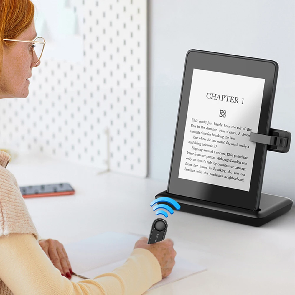

RF Remote Control Page Turner Camera Video Record Remote Taking Photo Camera Video Recording Remote Trigger for Kindle