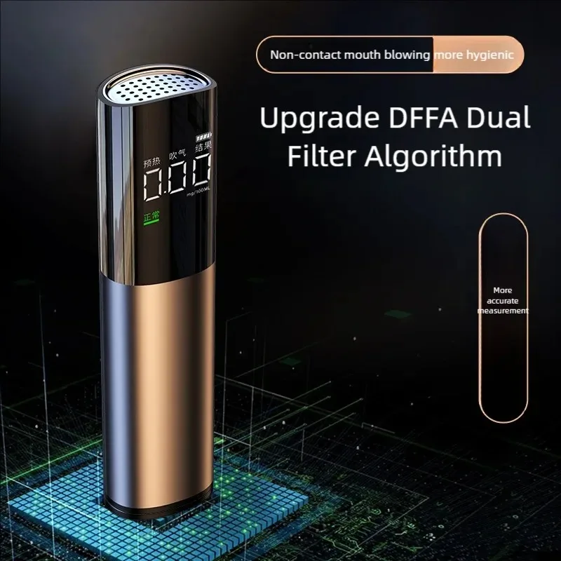 

Non-Contact Breathalyzer Portable Breathalyzer Tester with Screen Display Personal Accuracy Breath Alcohol Tester