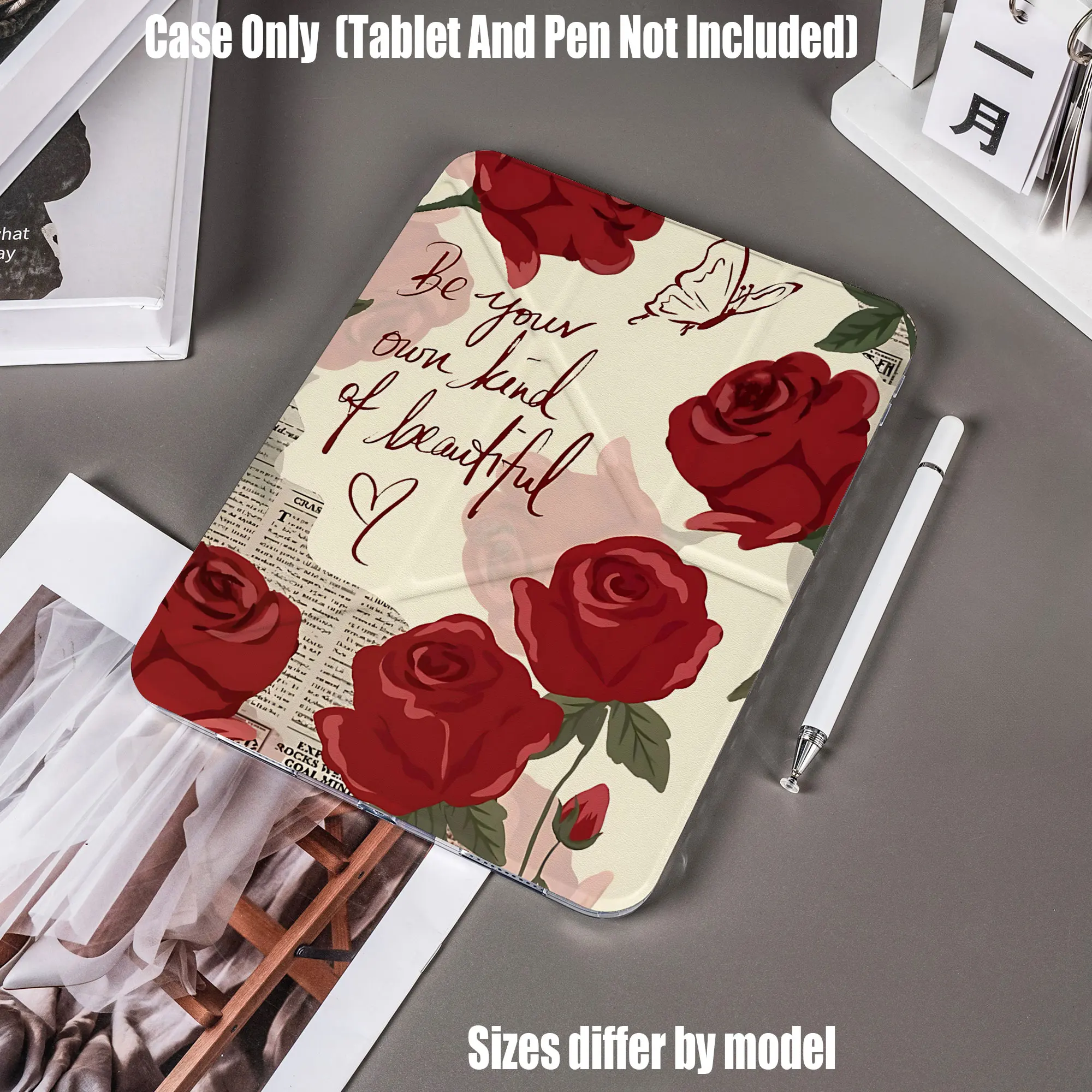 Slim Fit Premium TPU Tablet Cover, Shockproof Durable Lightweight Protective Case for iPad Samsung Huawei Honor Redmi Xiaomi