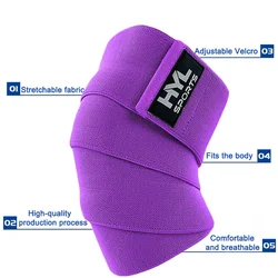 Adjustable Knee Wrap Strap for Squats Weightlifting,Cross Training-Flexible Support for Men & Women Basketball,Badminton,Fitness