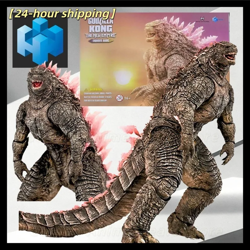 Figurine articulée Godzilla Evolved HIYA 18 cm, modèle de collection Monsterverse, articulations mobiles, jouet pour enfants, cadeau pour les fans de films