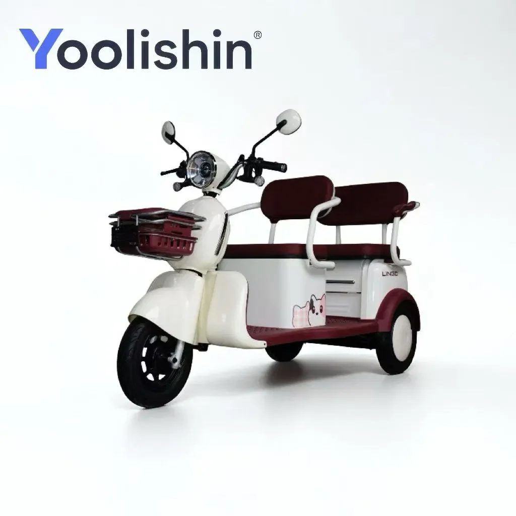 

3-колесный электрический пассажирский самокат для пожилых людей и взрослых