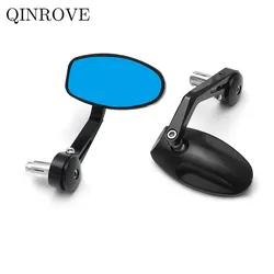오토바이 핸들 바 엔드 미러, 알루미늄 합금 미러 범용, 베넬리 BJ250 TNT600 혼다 CB190R CM500 반란군, 7/8 인치, 22mm
