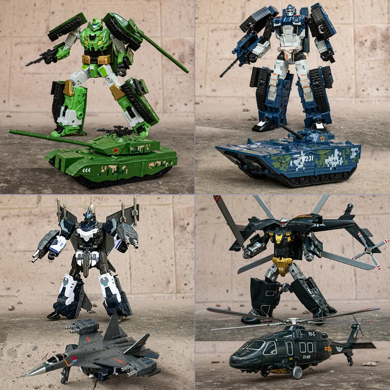 20cm New Transformation Toys Robot Car J-15 99A Tank Z-20 055