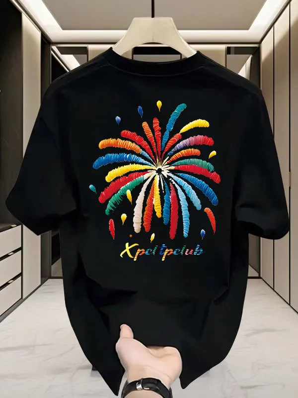 

Американская трендовая футболка с короткими рукавами, тяжелый топ из чистого хлопка с круглым вырезом, новая футболка Ins Base Layer