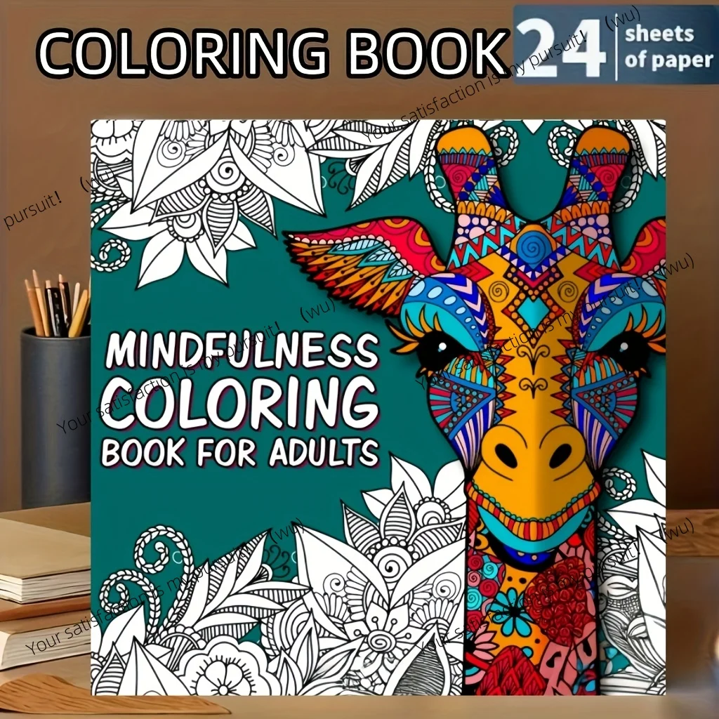 There are 24 beautiful animal and flower mandalas available for coloring, suitable for Christmas and birthdays.