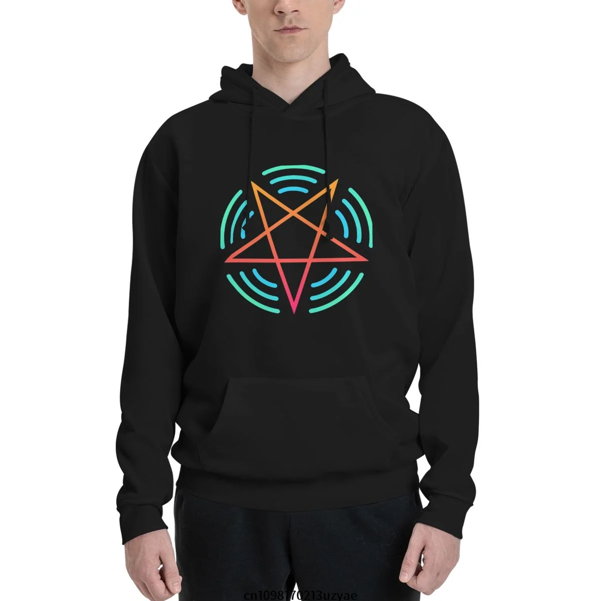 

Психоделическая Rave Pentagram, осенне-зимняя модная толстовка с капюшоном для мужчин и женщин, толстовки
